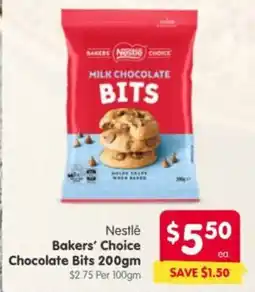 Spar Nestlé Bakers' Choice Chocolate Bits offer