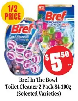Farmer Jack's Bref In The Bowl Toilet Cleaner 2 Pack offer