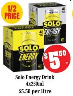 Farmer Jack's Solo Energy Drink offer