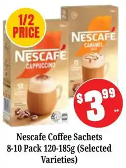 Farmer Jack's Nescafe Coffee Sachets offer