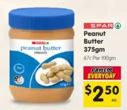 Spar SPAR peanut butter smooth offer