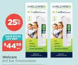 Your Local Pharmacy Welcare 2in1 Ear Thermometer offer