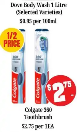Farmer Jack's Colgate 360 Toothbrush offer