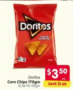 Spar Doritos Corn Chips offer
