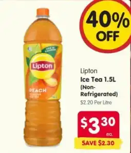 Spar Lipton Ice Tea Peach offer