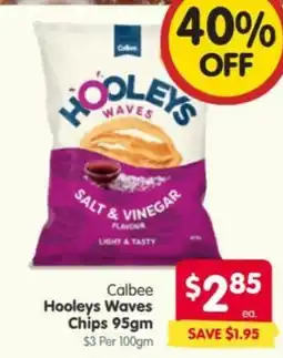 Spar Calbee Hooleys Waves Chips offer