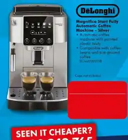 The Good Guys DeLonghi Magnifica Start Fully Automatic Coffee Machine - Silver offer