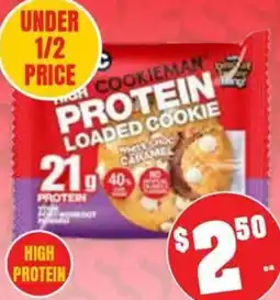 Farmer Jack's High CookieMan Protein Loaded Cookie offer