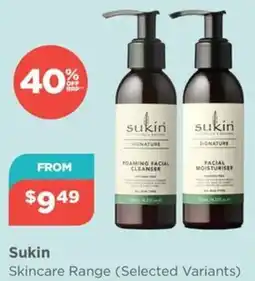 Your Local Pharmacy Sukin Skincare Range offer