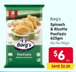 Spar Borg's Spinach & Ricotta Pastizzis offer