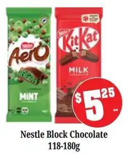 Farmer Jack's Nestle Block Chocolate offer