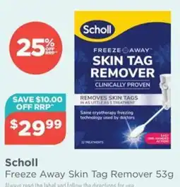 Your Local Pharmacy Scholl Freeze Away Skin Tag Remover offer