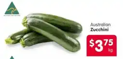 Spar Australian Zucchini offer