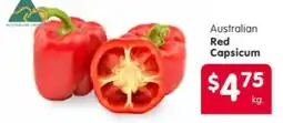 Spar Australian Red Capsicum offer