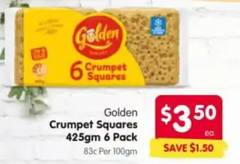 Spar Golden Crumpet Squares offer