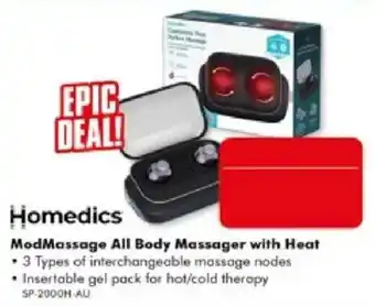 The Good Guys Homedics ModMassage All Body Massager with Heat offer