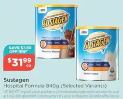 Your Local Pharmacy Sustagen Hospital Formula 840g offer