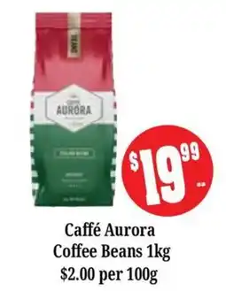 Farmer Jack's Caffé Aurora Coffee Beans offer