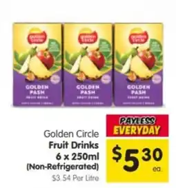 Spar Golden Circle Fruit Drinks offer