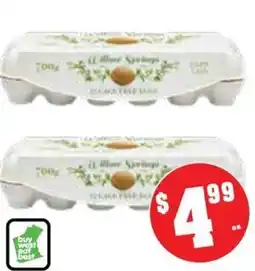 Farmer Jack's U Blue Springs Eggs offer