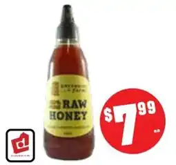 Farmer Jack's Greenwood Raw Honey offer