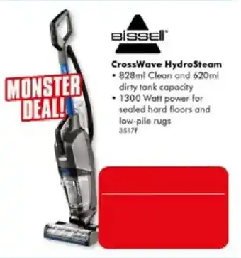 The Good Guys Bissell CrossWave HydroSteam offer