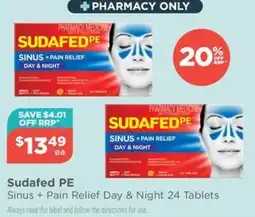 Your Local Pharmacy Sudafed PE Sinus + Pain Relief Day & Night offer
