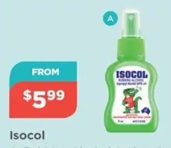 Isocol Rubbing Alcohol Antiseptic Spray
