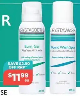 Your Local Pharmacy Crystasoothe Burn Gel offer