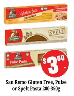 Farmer Jack's San Remo Gluten Free, Pulse or Spelt Pasta offer