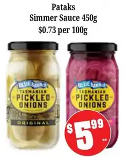 Farmer Jack's Blue Banner Tasmanian Pickled Onions offer