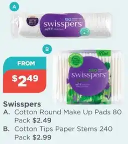 Your Local Pharmacy Swisspers Cotton Round Make Up Pads offer