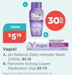 Your Local Pharmacy Vagisil pH Balance Daily Intimate Wash offer