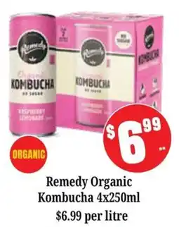 Farmer Jack's Remedy Organic Kombucha offer