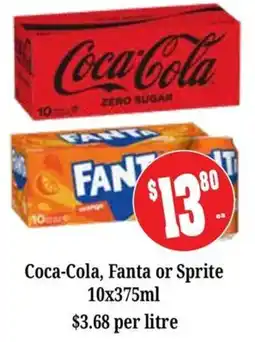Farmer Jack's Coca-Cola, Fanta or Sprite offer