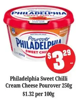 Farmer Jack's Philadelphia Sweet Chilli Cream Cheese Pourover offer
