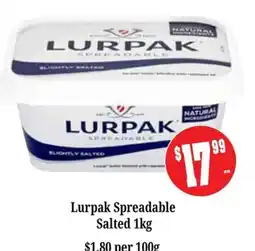 Farmer Jack's Lurpak Spreadable Salted offer