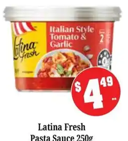 Farmer Jack's Latina Fresh Pasta Sauce offer