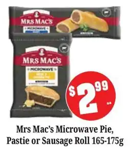 Farmer Jack's Mrs Mac's Microwave Pie offer