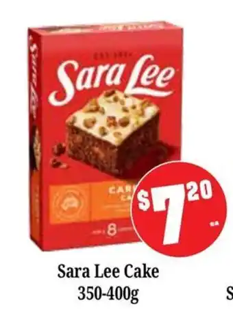 Farmer Jack's Sara Lee Cake offer