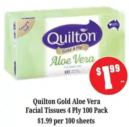 Farmer Jack's Quilton Gold Aloe Vera Facial Tissues offer