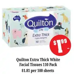 Farmer Jack's Quilton Extra Thick White Facial Tissues offer