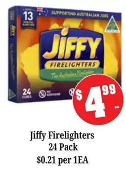 Farmer Jack's Jiffy Firelighters offer