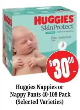 Farmer Jack's Huggies Nappies or Nappy Pants offer