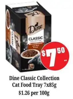 Farmer Jack's Dine Classic Collection Cat Food Tray offer