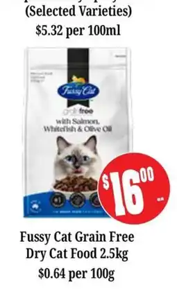 Farmer Jack's Fussy Cat Grain Free Dry Cat Food offer