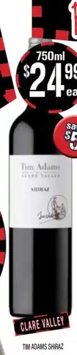 Farmer Jack's Tim Adams Shiraz offer
