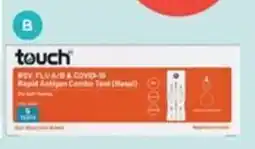 Your Local Pharmacy TouchBio RSV, Flu A/B & Covid-19 Rapid Antigen Combo Test offer