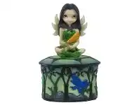 LivingStyles Jasmine Becket-Griffith&#039;s Strangeling Fairies Trinket Box, Guardian of the Woods offer