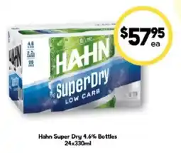 Drakes Hahn Super Dry 4.6% Bottles offer